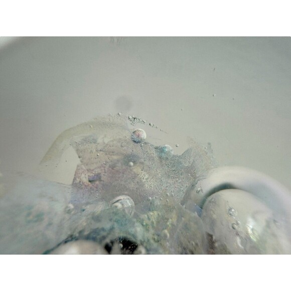 Vintage Art Glass Paperweight Signed By Roger Vines /2000/Rare / Tranquil Waters - Picture 11 of 16